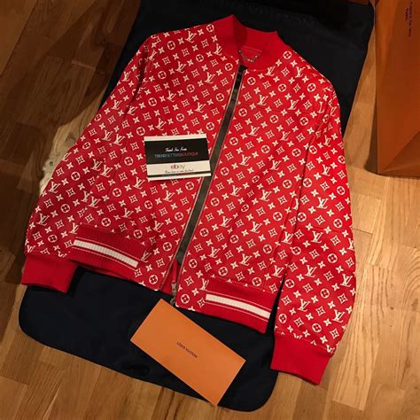 louis vuitton supreme pants replica|supreme x louis vuitton jacket.